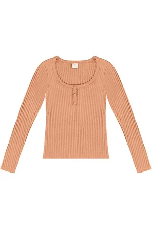 Lecimar Infantil - Blusa Em Canelado Crochê 1703663