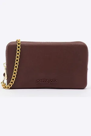 Petite Jolie Bolsa Carteira Feminina Parker Brown PJ20300