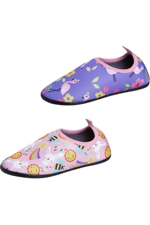 Angipé Infantil - Combo 2 Pares Sapatilha Aquatica Antiderrapante Piscina Sapatilha Menina