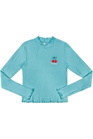 Lecimar Infantil - Blusa Em Canelado Crochê 1601114