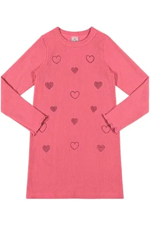 Lecimar Infantil - Vestido Em Malha Ondas 1502348