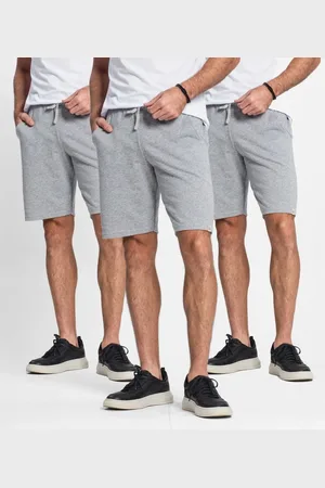 Rovitex Kit 3 Bermudas De Moletom Masculina Select Mescla