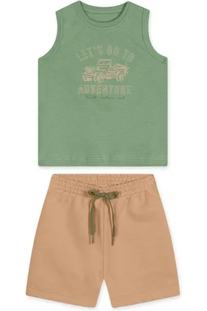 Marisol Infantil - Conjunto Curto Moletom Masculino
