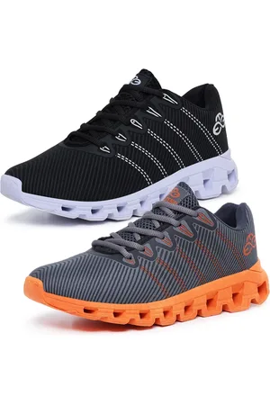 Evoltenn Kit 2 Tênis Masculino Esportivo Running Nuvem Preto e