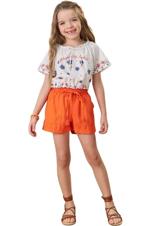 Kukiê Infantil - Conjunto Blusa e Shorts Alfaiataria 81951