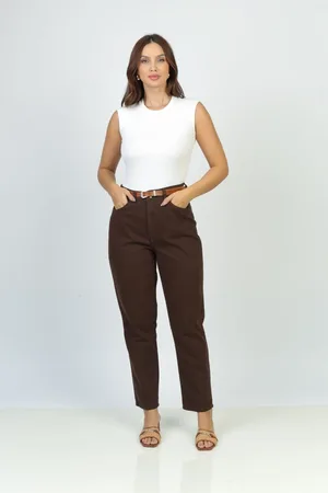 Gazzy Calça Sarja Mom com Cinto 44