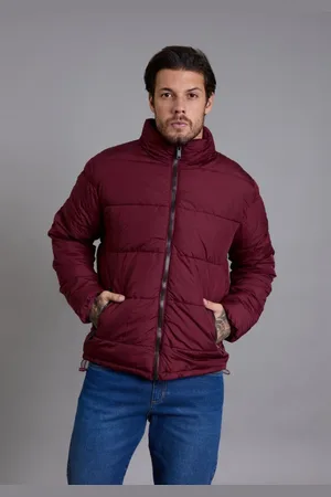 Dialogo Jeans Jaqueta Bobojaco Forrada Masculina Puffer Lisa Color Dialogo