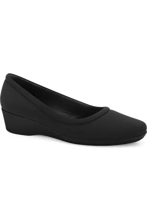 COMFORTFLEX Sapatilha Feminina Anabela Preta 2494305-1