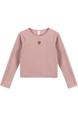 Marisol Infantil - Blusa Canelada Cropped Manga Longa Feminina