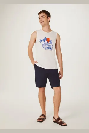 Hering Bermuda Básica Masculina Em Sarja