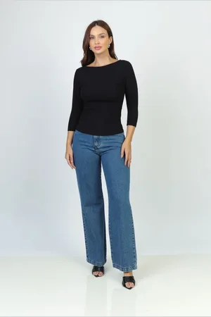 Gazzy Calça Jeans Wide Slim 38