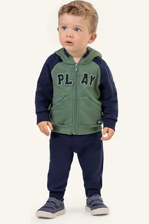 Colorittá Infantil - Conjunto Menino Jaqueta Com Capuz