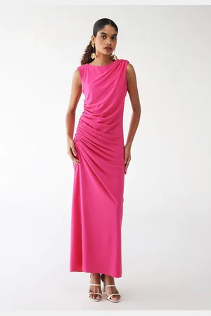 LANCA PERFUME Vestido Longo Plissado