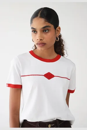 LANCA PERFUME Camiseta Reta Logo Branca