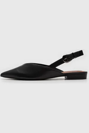 Loucos e Santos Sapatilha Slingback Lisa Preta
