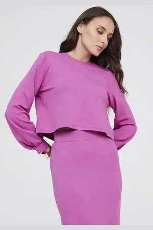 Traymon Blusa Molevisco Manga Longa Uva