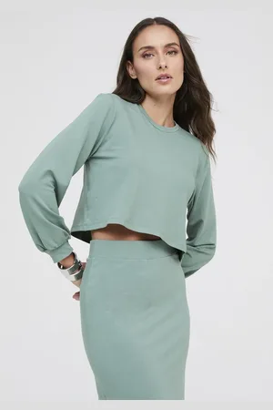 Traymon Blusa Molevisco Manga Longa Menta
