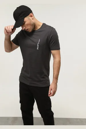 John John Camiseta Logo Grafite