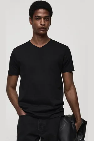 MANGO Camiseta Slim Chelsea Cotton Preta