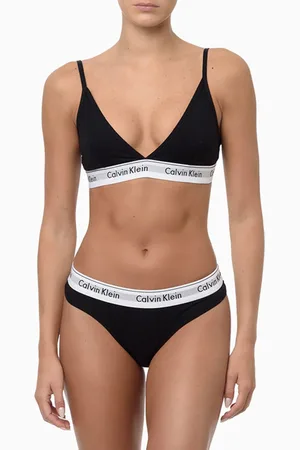 Calvin Klein Calcinha Fio Dental Modern Cotton F3790P Preta