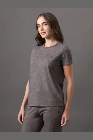 Calvin Klein Camiseta Feminina Linho Mini Graphic Calvin Klein Underwear