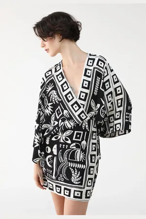 Gentleman Farmer Vestido Curto Lenço Tropicano