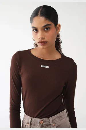 LANCA PERFUME Blusa Canelada Ajustada Logo