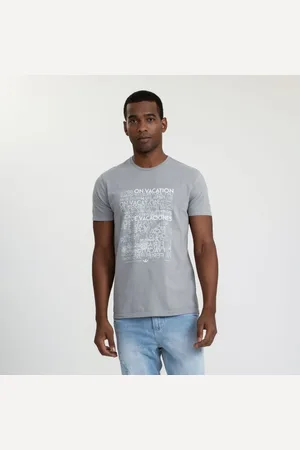 DOCTHOS Camiseta Manga Curta Slim On Vacation Camiseta Manga Curta Slim On Vacation 014 Pp