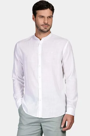 Aramis Camisa Slim Slub Gola Padre Out