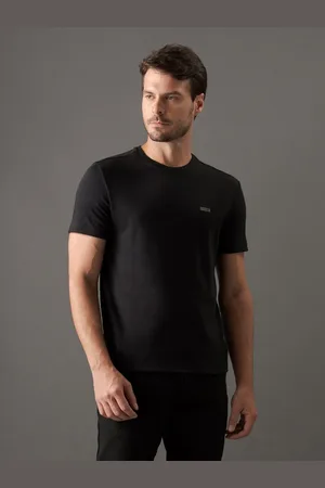 Calvin Klein Camiseta Masculina Logo Suedine Calvin Klein