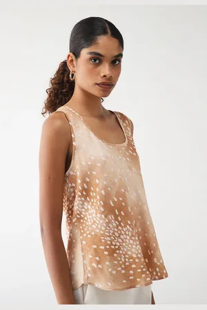 LANCA PERFUME Blusa Evasê Estampada