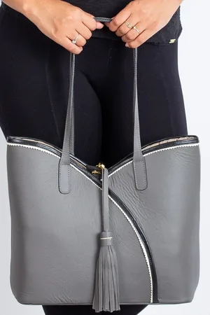 Andrea Vinci Bolsa de couro grande Rachel