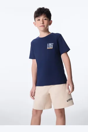 Hering Infantil - Bermuda Menino Reta Estampada