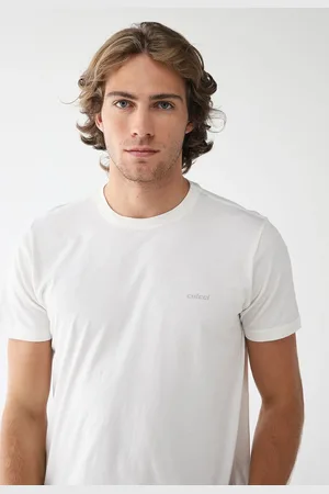 Colcci Camiseta Reta Logo Branca