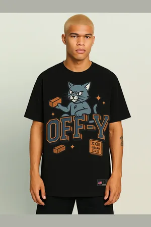 Prison Camiseta Offy streetwear Urso Preta