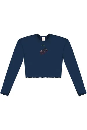 Lecimar Infantil - Blusa Em Cotton Stretch 1703632