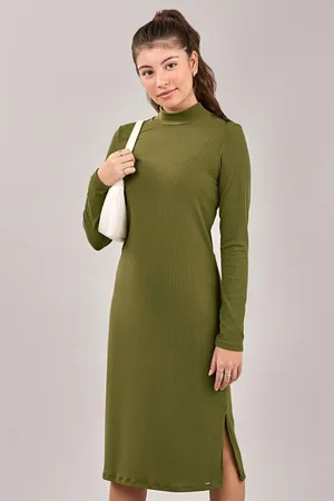 Elian Infantil - Vestido Midi Juvenil Menina Canelado Beats