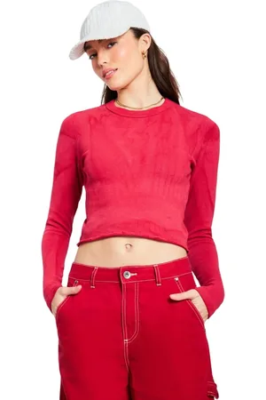 Reversa Blusa Manga Longa Mescla