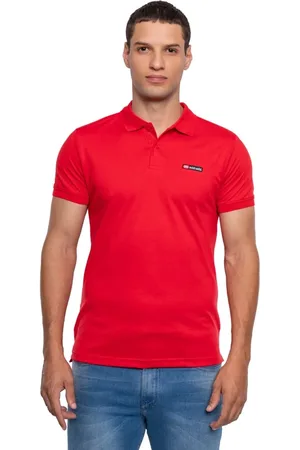 Ecko Camisa Polo Piquet Vermelha