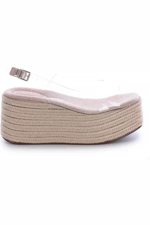 Damannu Shoes Sandália Flat Ariana Vinil Transparente