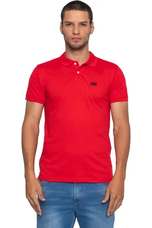 Ecko Camisa Polo Piquet Vermelha