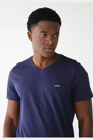 Colcci Camiseta Reta Logo Azul-Marinho