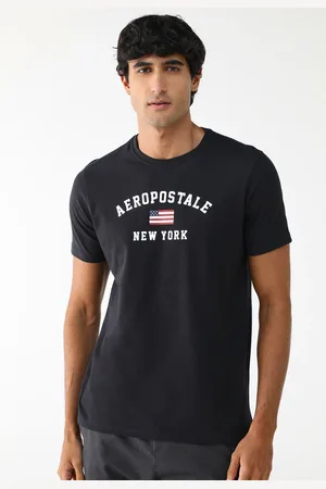 Aeropostale Camiseta Reta NYC Preta