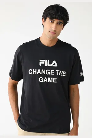 Fila Camiseta Reta Over The Game Preta