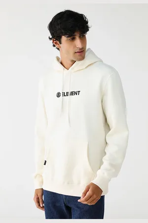 Element Blusa de Moletom Flanelada Fechada Com Capuz Blazin Center Off-White