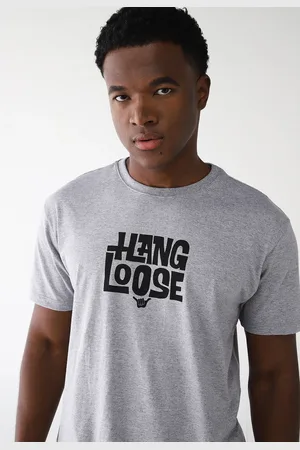 Hang Loose Camiseta Reta Lettering