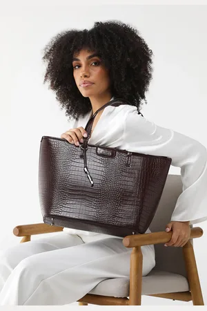 SANTA LOLLA Bolsa Sacola Pingente Croco