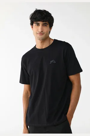 Rusty Camiseta Reta Mini Icon Preta