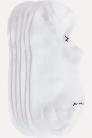 Aramis Meia Masculina Invisível Sport Branca Kit 3 Pares