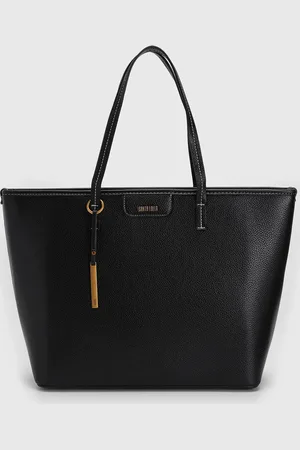 SANTA LOLLA Bolsa Sacola Pingente Preta